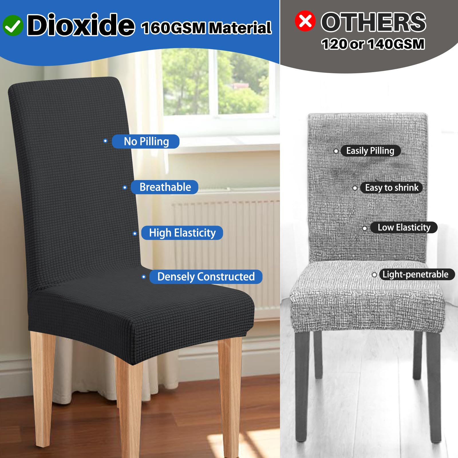 Coprisedia Elasticizzato Per Chaise Longue, Facile Da Installare E Lavare Coprisedia Con Braccioli Coprisedia Chesterfield Per Bancone Bar Soggiorno Sala Riunioni Grigio 86967720