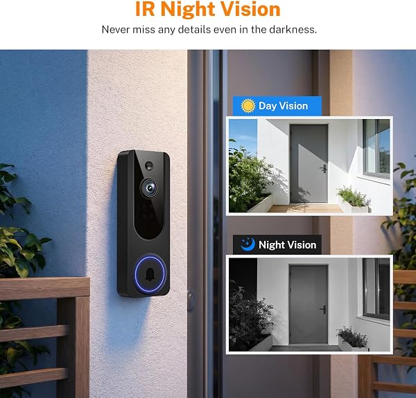 1080P Wireless Dome Surveillance Camera, Indoor Outdoor, AI Human Detection, 2-Way Audio, Night Vision, WiFi Home Surveillance, Cloud Storage - 4