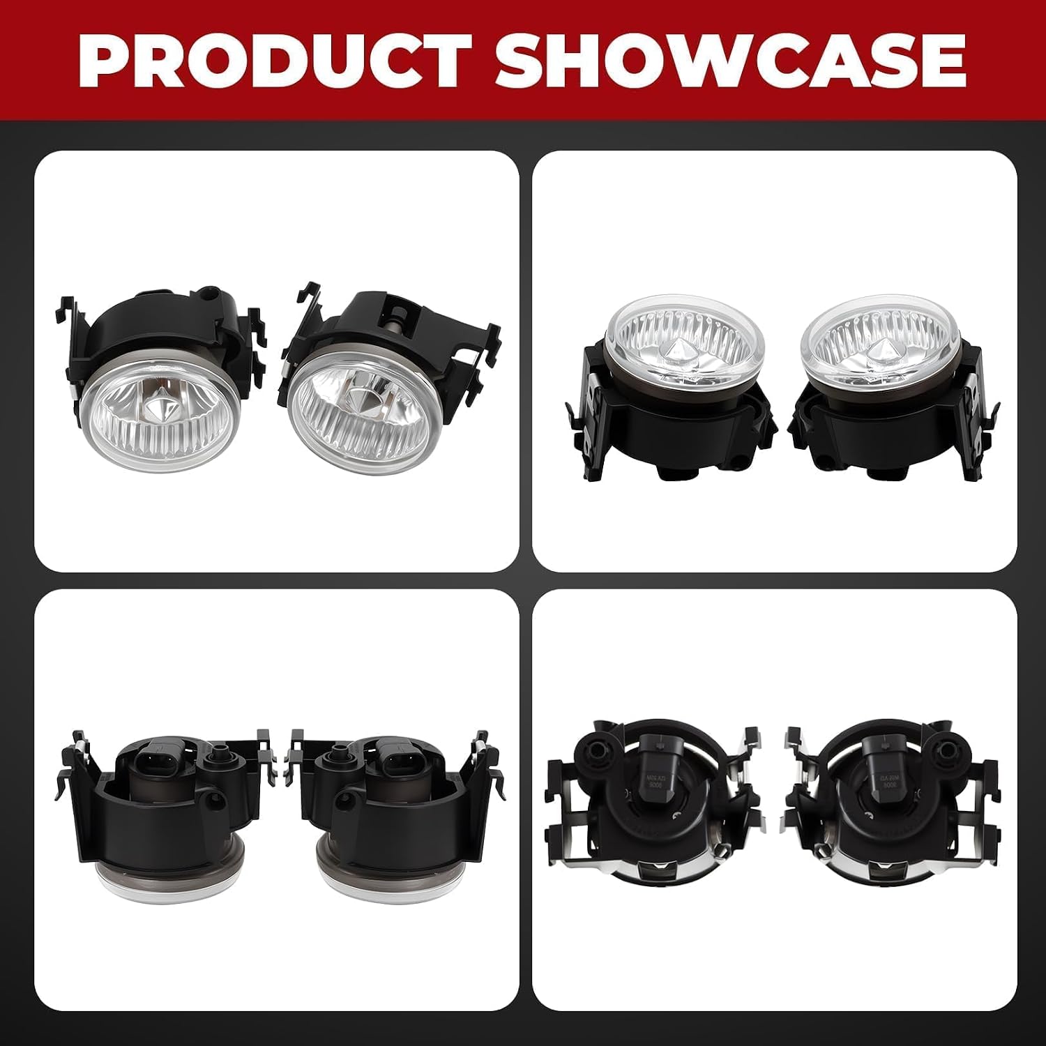 Nakkaa Fog Light Assembly Compatible with Impreza 2011-2014 Halogen