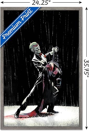 Miniatura 44 de Trends International DC Comics Joker - Póster de pared con texto en inglés "Dancing In The Dark", 34 pulgadas de largo x 22.4 W, versión premium sin