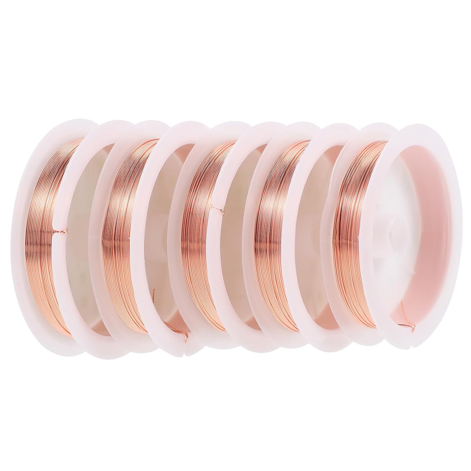 5 Rolls Copper Wire for Craft Beading Enthusiasts and Model Makers