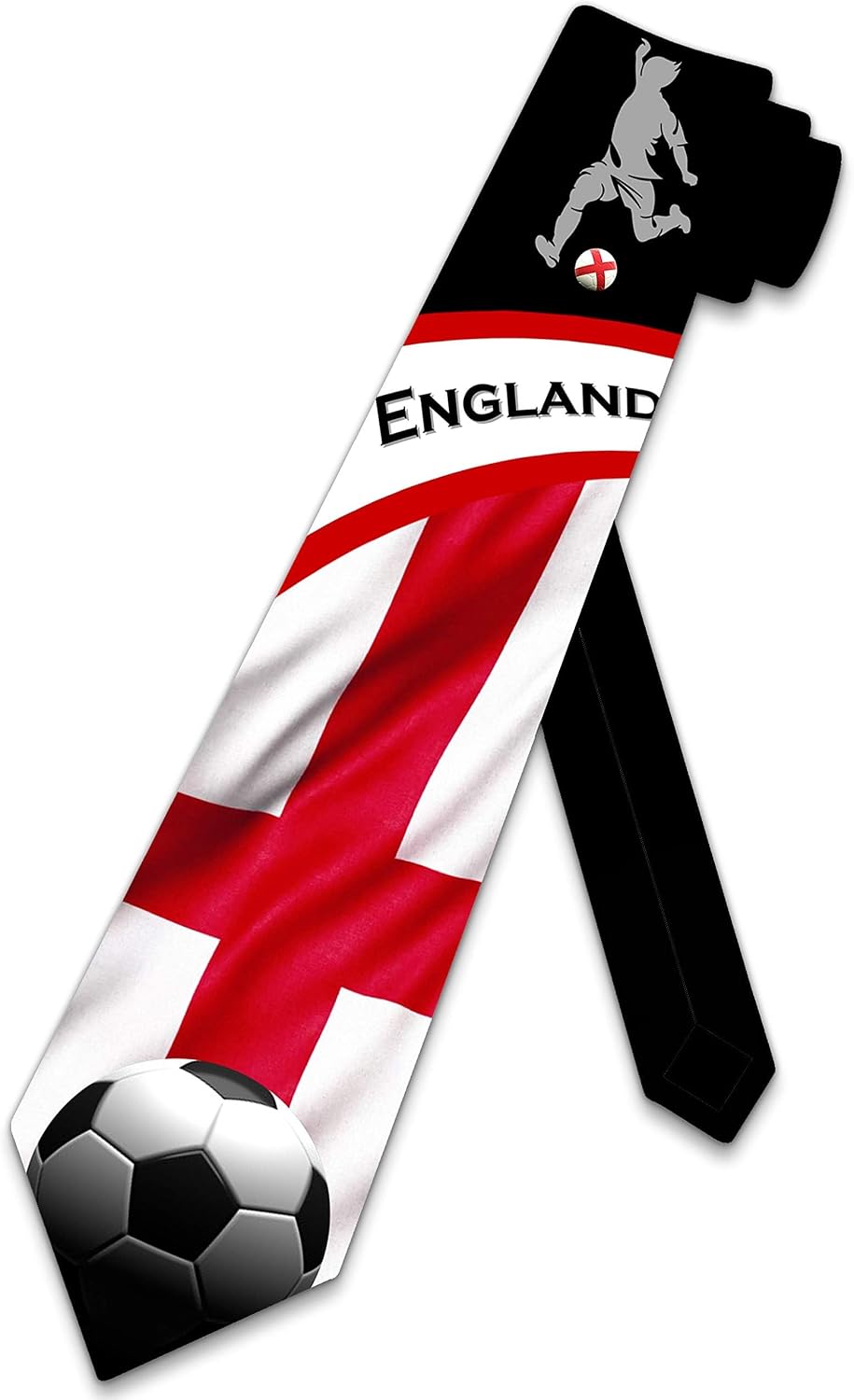 Three Rooker Soccer Ties Mens England Tie Sports Necktie