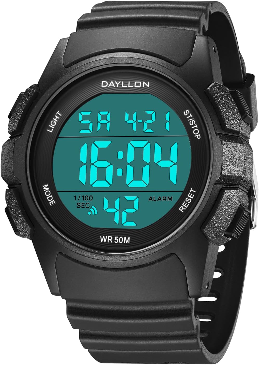 Dayllon Digital Sports Watch displaying current time and date.