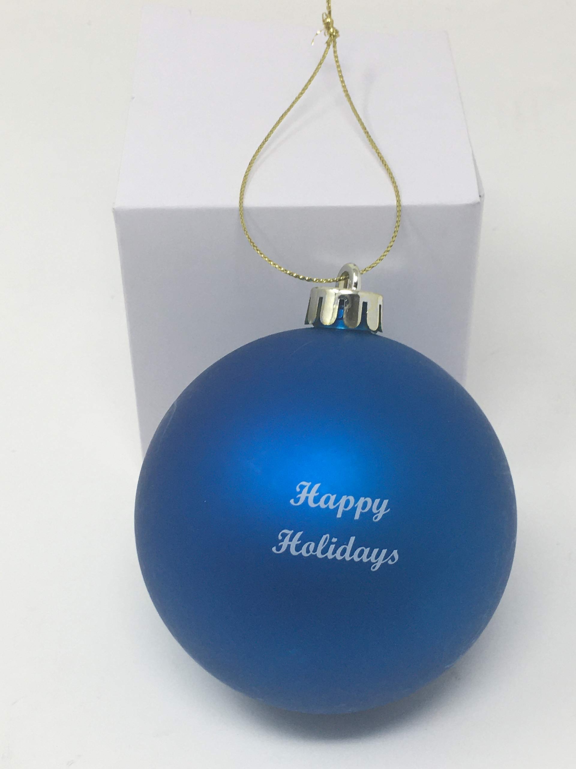Subaru Logo Holiday Christmas Round Ornament Blue Forester Outback Crosstrek Ascent BRZ Sti WRX Impreza Legacy