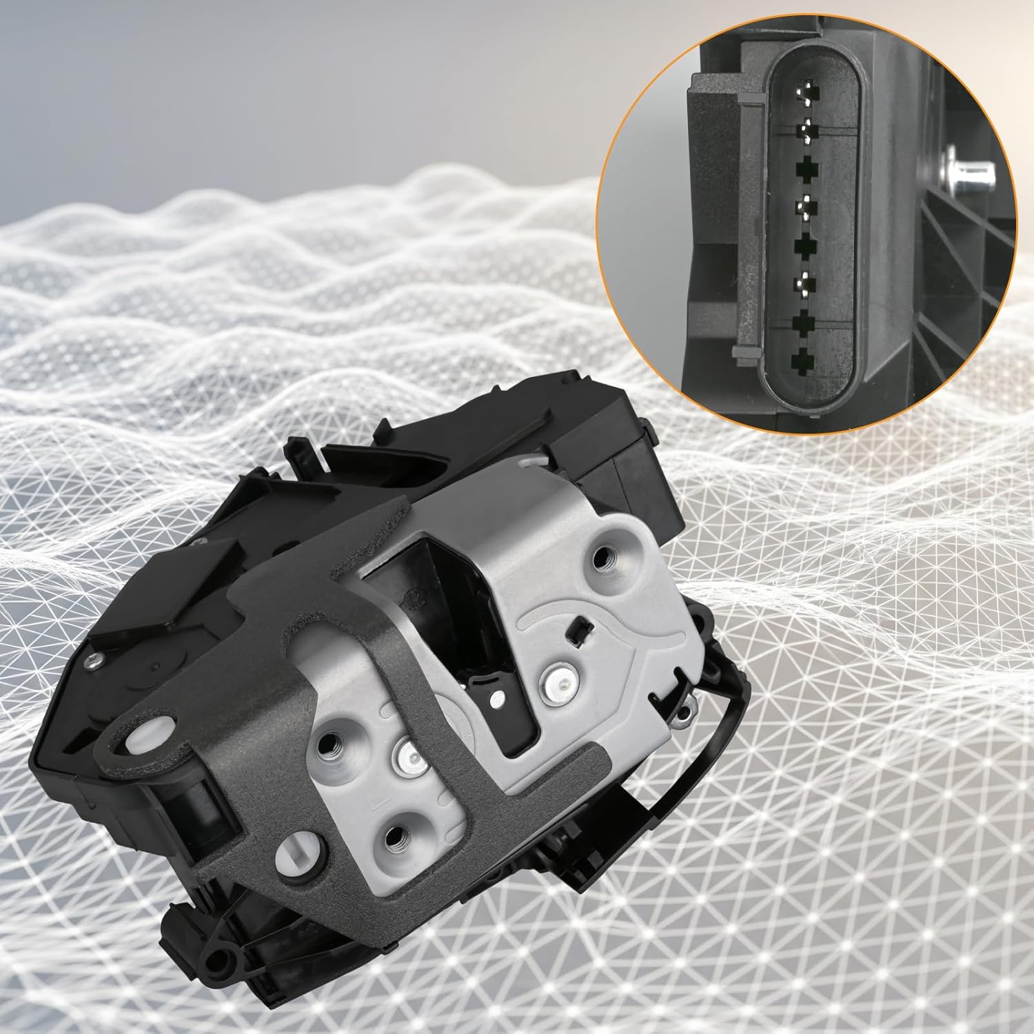 BF6AA26413AE Rear Left Door Lock Actuator Motor Compatible with Edge Escape Fiesta Focus Fusion MKX MKZ