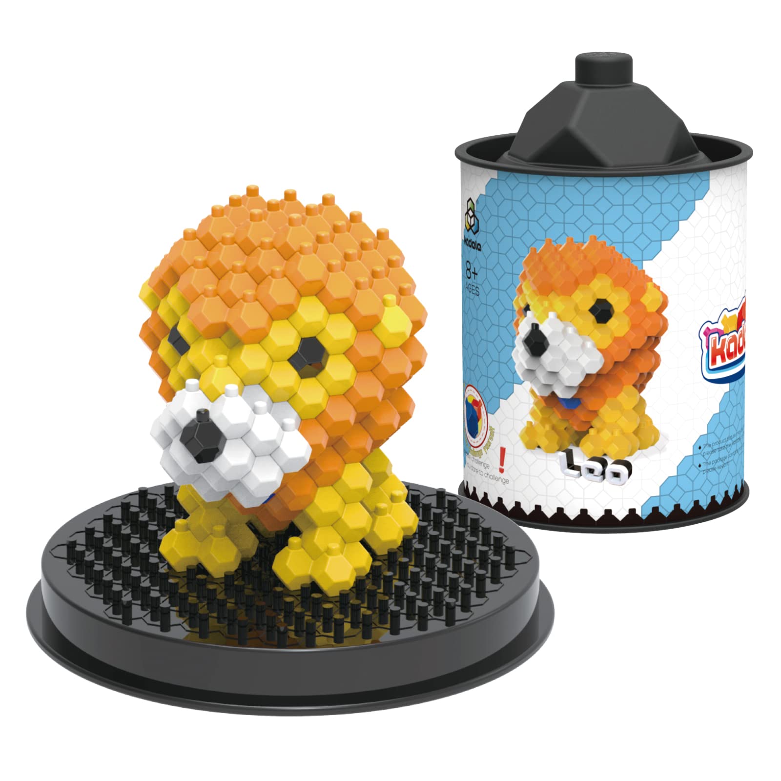 Kids Animal Lion Toy Building Sets,Extremely Creative and Challenging STEM Building Toys,Educational Toys for Boys and Girls Ages 8 and Up(102 Pieces)