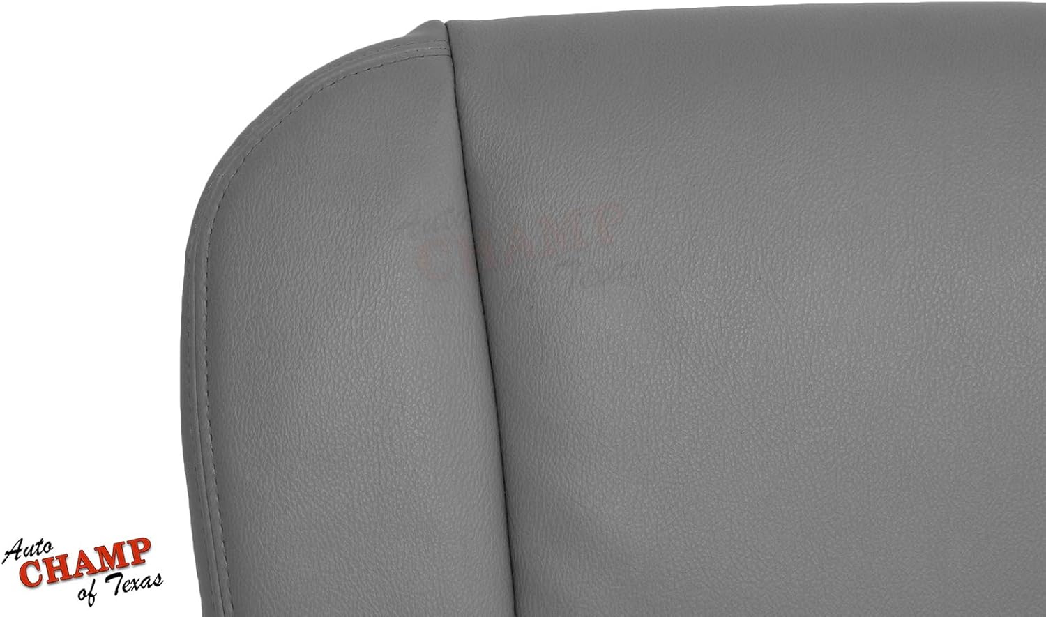 Compatible with 2005-2006 Toyota Tundra Limited SR5 - Driver Side Bottom Leather Seat Cover, Charcoal Gray