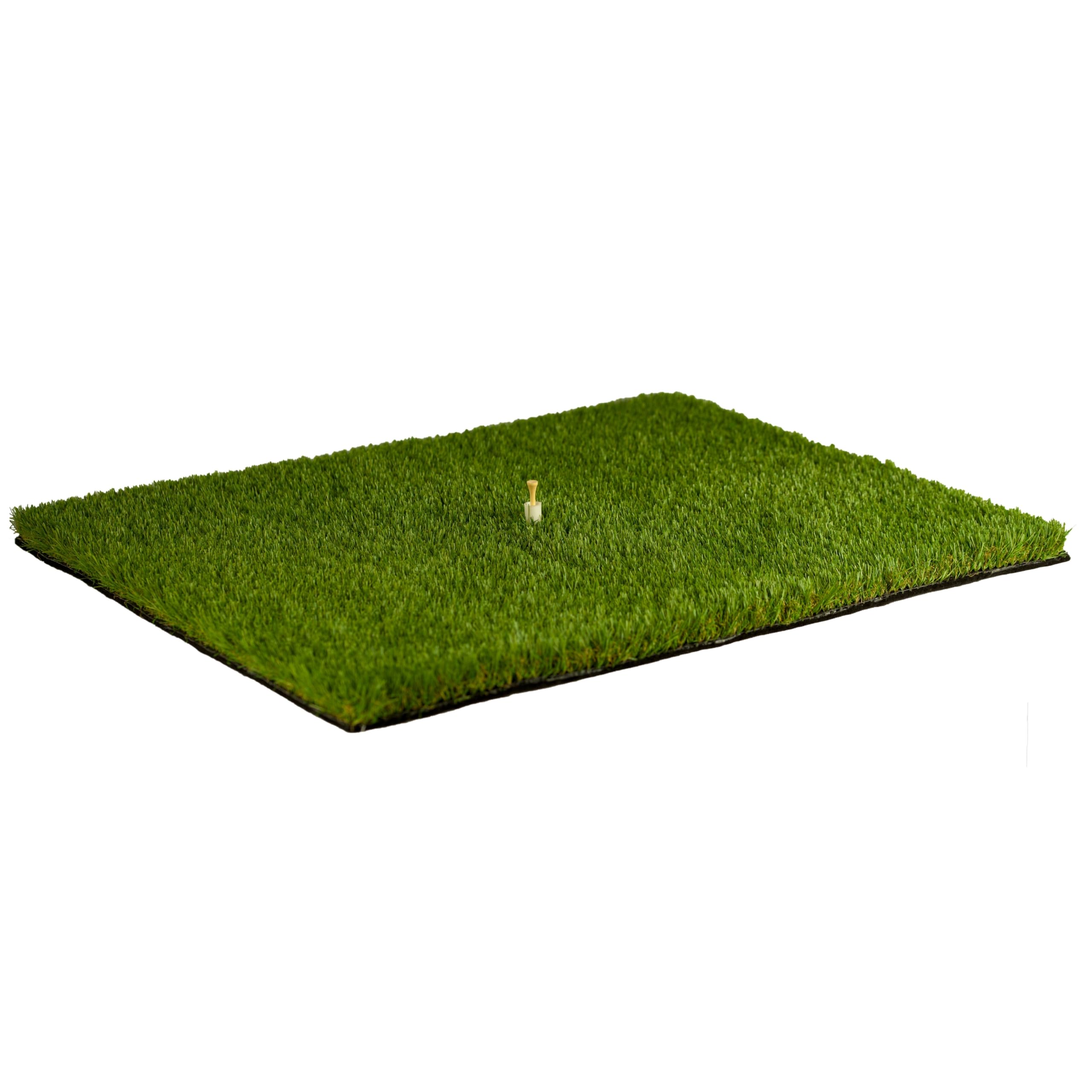 Golf Abschlagmatte 85 x 65 x 4cm, Indoor Outdoor, inkl. Tee + Teehalter verstellbar, tragbar, zusammenrollen, chippen, Driven