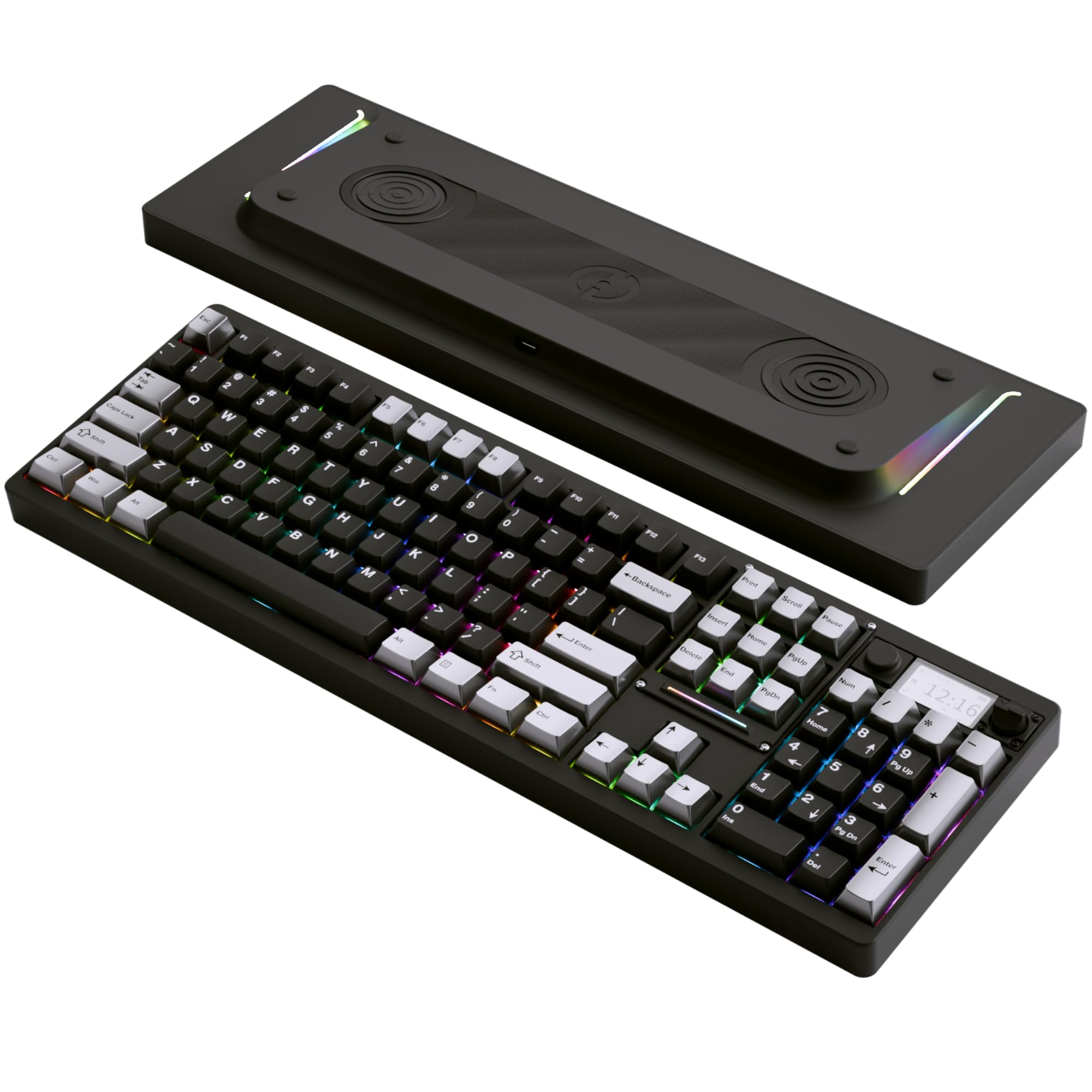 Chilkey ND104 USBキーボード ブラック Chilkey ND104 Pre-built Full Size Mechanical Keyboard Keebz N Cables