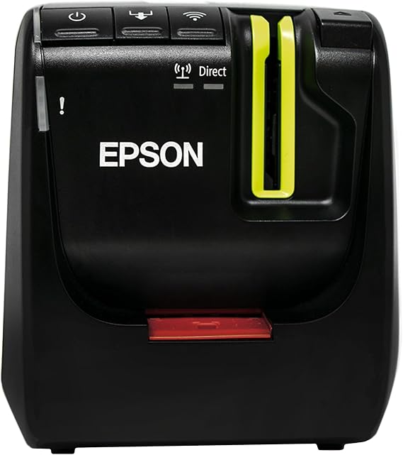 LABELWORKS Epson LW-PX800 Industrial Label Maker - Desktop Wireless | Desktop wireless industrial label printer, wide PX tape range, high-volume labeling for facilities, datacom & electrical ID