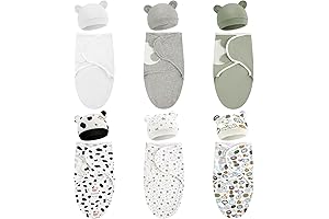 6 Pack Preemie Swaddle Blanket Wrap Set | 3-7 Lbs Baby Swaddle...