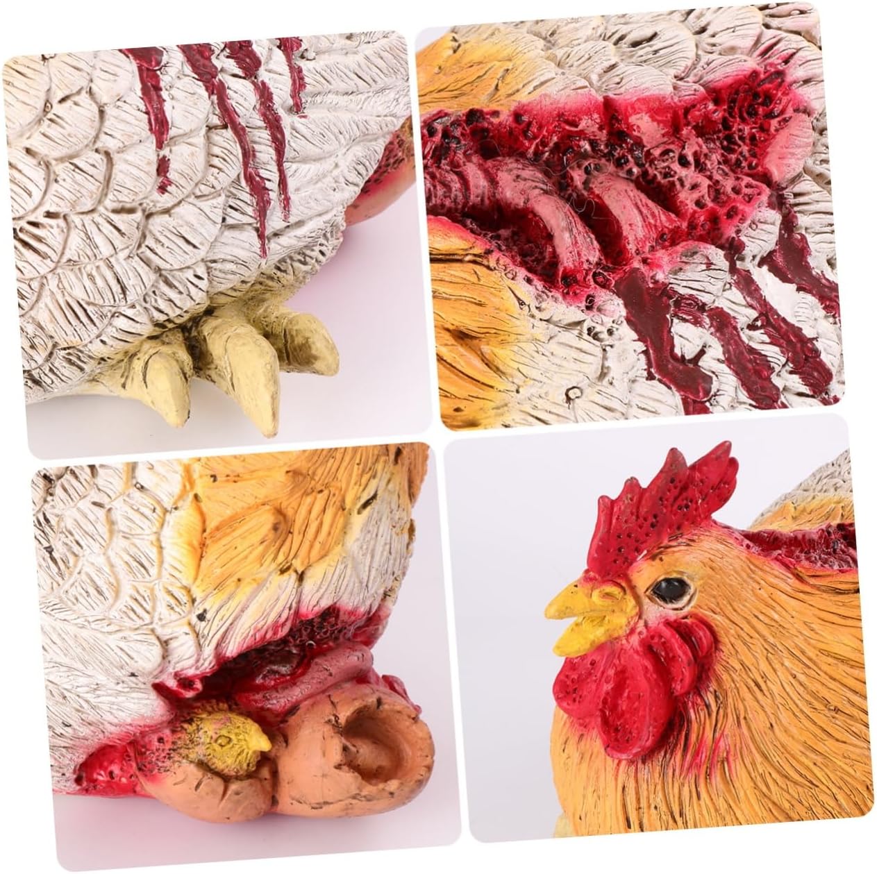 Halloween Realistic Hen Decoration Prop Tricky Props for Spooky Parties Carnivals Eye-catching Creepy Design Material for Use for Home Decor