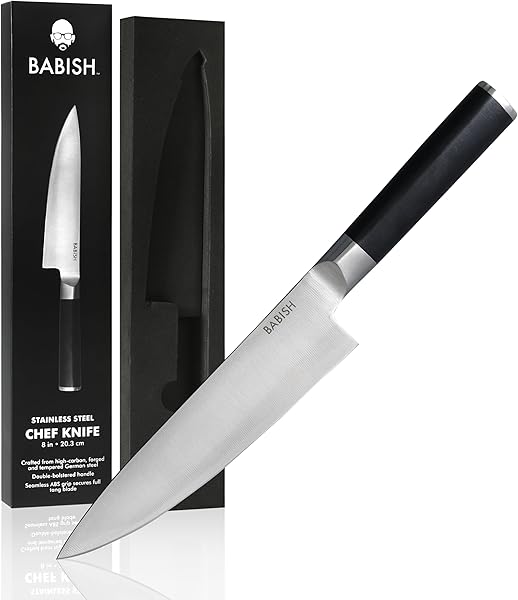 Babish 8 Inch Chef Knife High-Carbon German Steel