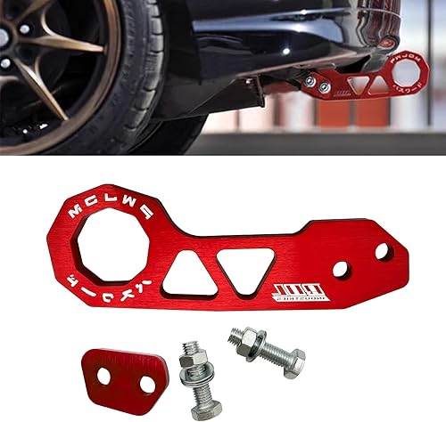 leediga 1 anillo de tracción de alta resistencia, ganchos de remolque universales creativos personalizados para automóvil, metal ligero, resistente