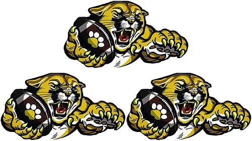 Miniatura 1 de 3 parches multifuncionales para planchar y coser, autoadhesivos, para mascotas Cougar para sujetar rugby, apliques para ropa, vestido, sombrero,