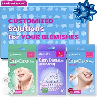 EasyDerm - Juego de 3 parches de espinillas t...