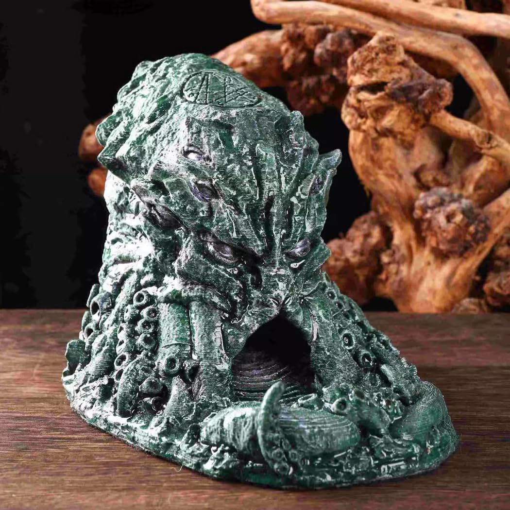 Wieża do kości z tacą, statua Cthulhu wieża do rzucania kostkami do gier stołowych, TRPG, gier Dungeons and Dragons, kreatywny prezent