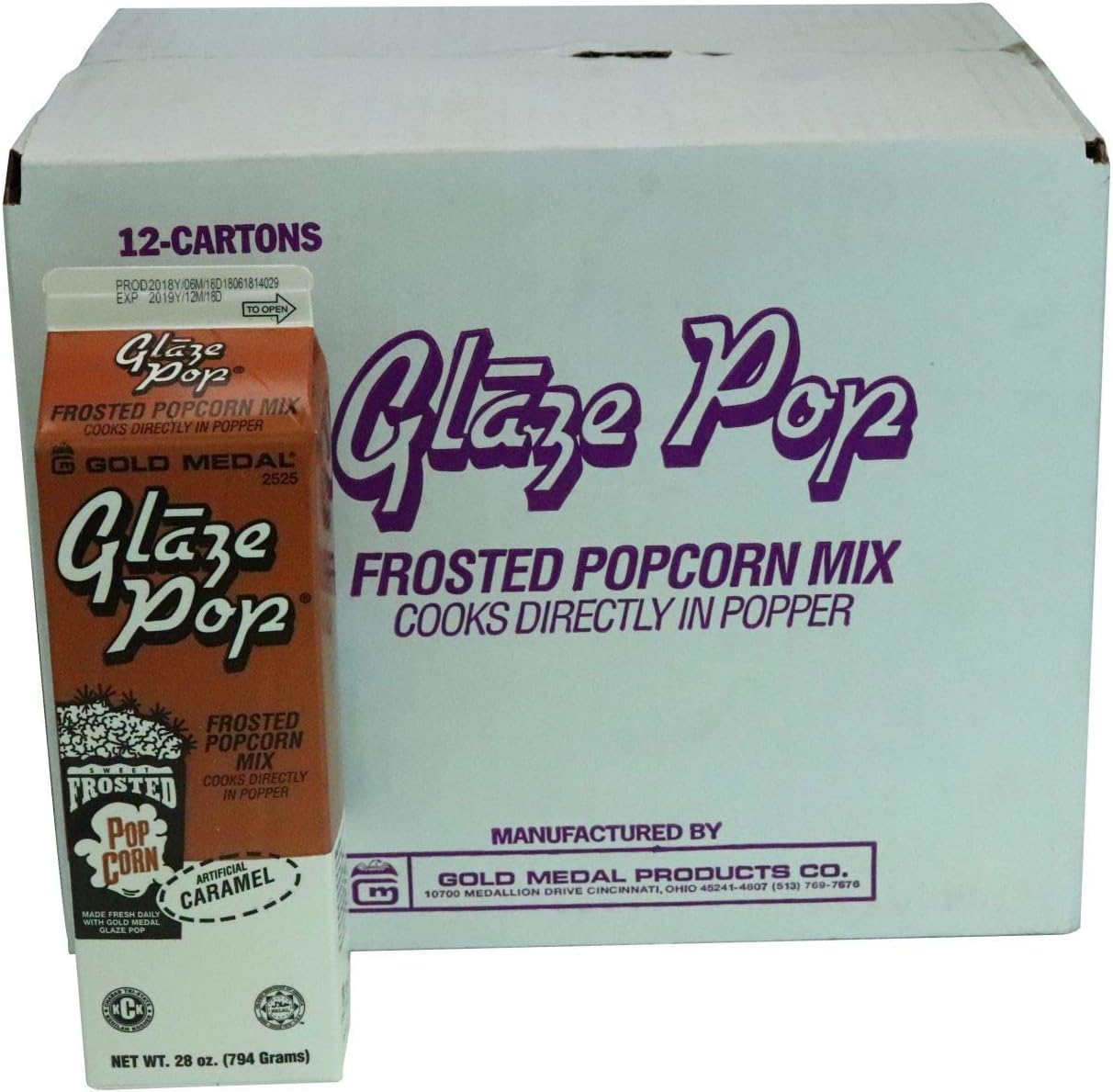 Beach City Wholesalers Glaze Pop - Caramel - 28 oz (12 count)