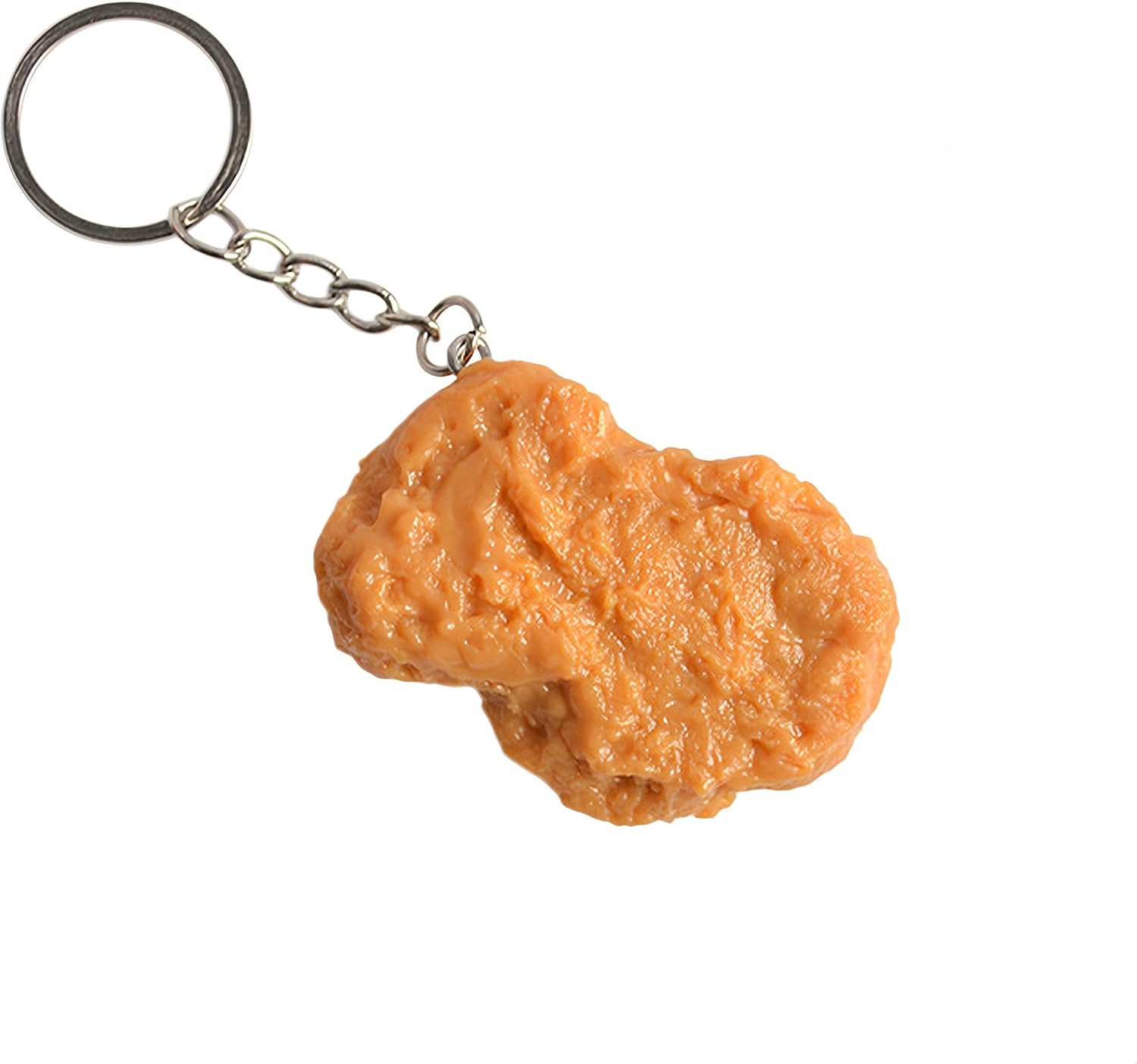 Funny Creative Imitation Fried Chicken Leg Nuggets Wing Keychain Keyring Handbag Purse Cute Simulation Food Accessory image 4