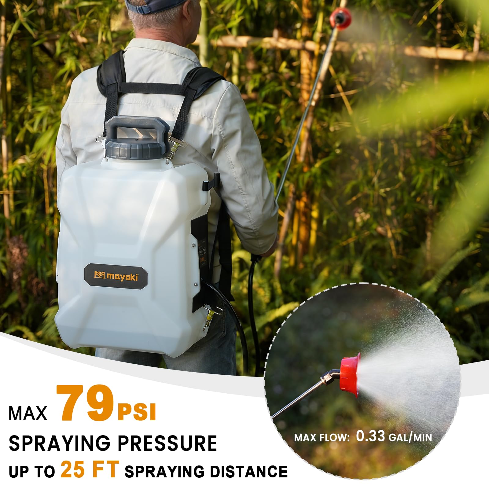 Amazon.com : 3-Gal Lawn Garden Sprayer Compatible with Dewalt 20V
