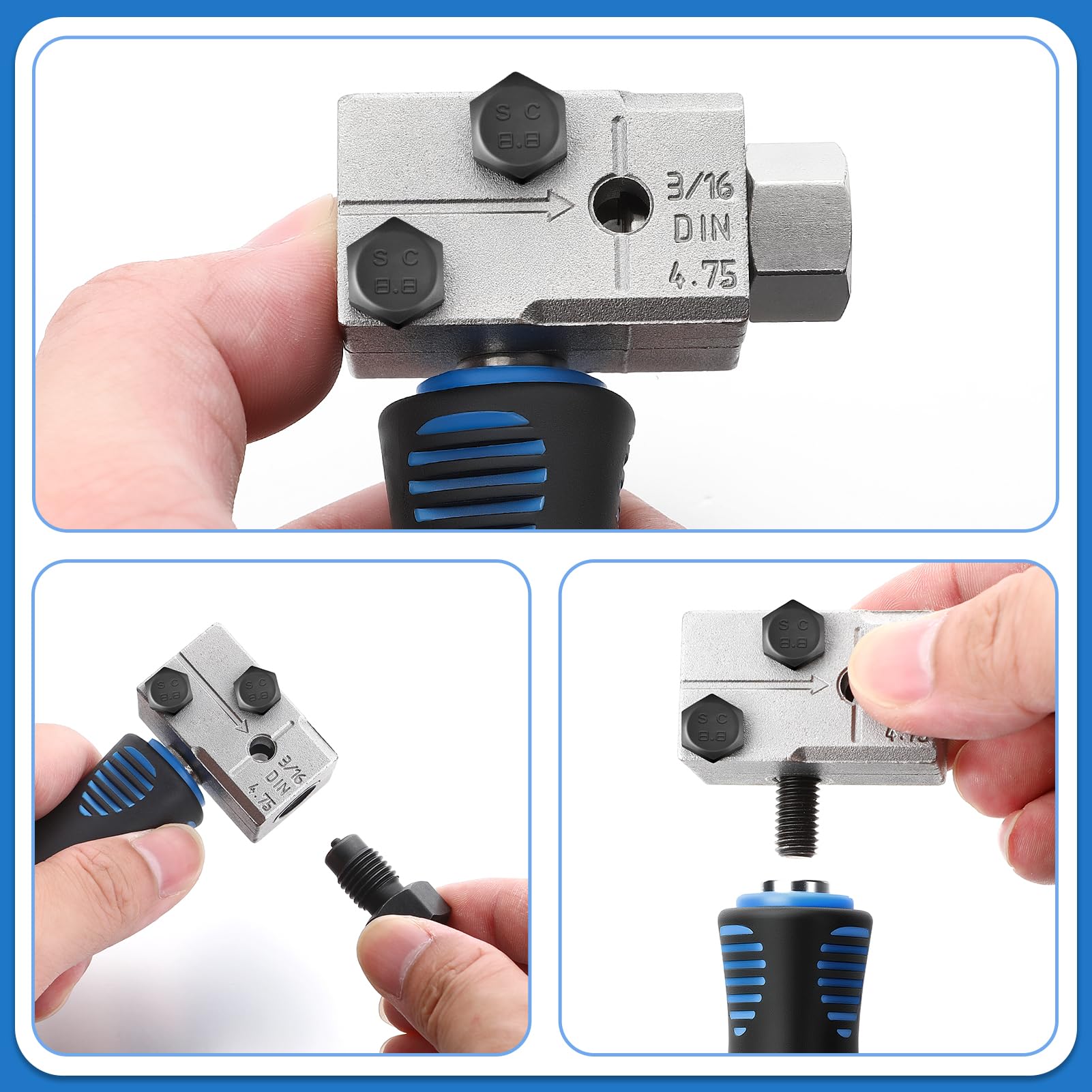 Tubo del freno 3/16 pollici 4,75 mm spianatore bordatura per sistemi frenatura idraulici