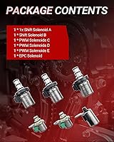 Vista 4 de Kit de solenoide de cambio de transmisión 4F27E EPC PWM 4Speed ajuste para Focus 2.0L 2000-2008, Ma-zd-a 5 6 2.3L 2003-2006 Reemplazo de solenoide