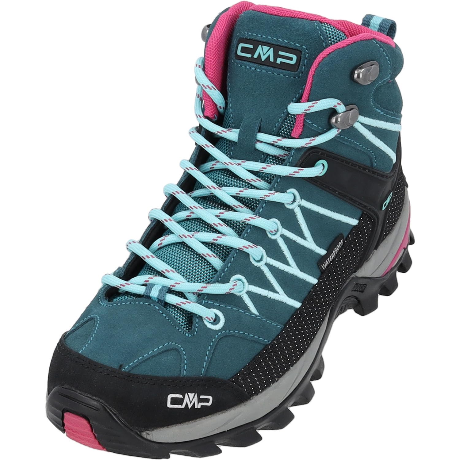 CMP Damen Rigel Mid Wmn Wp Trekking Shoes, Dunkelblau Hellblau Deep Lake Acqua,39 EU