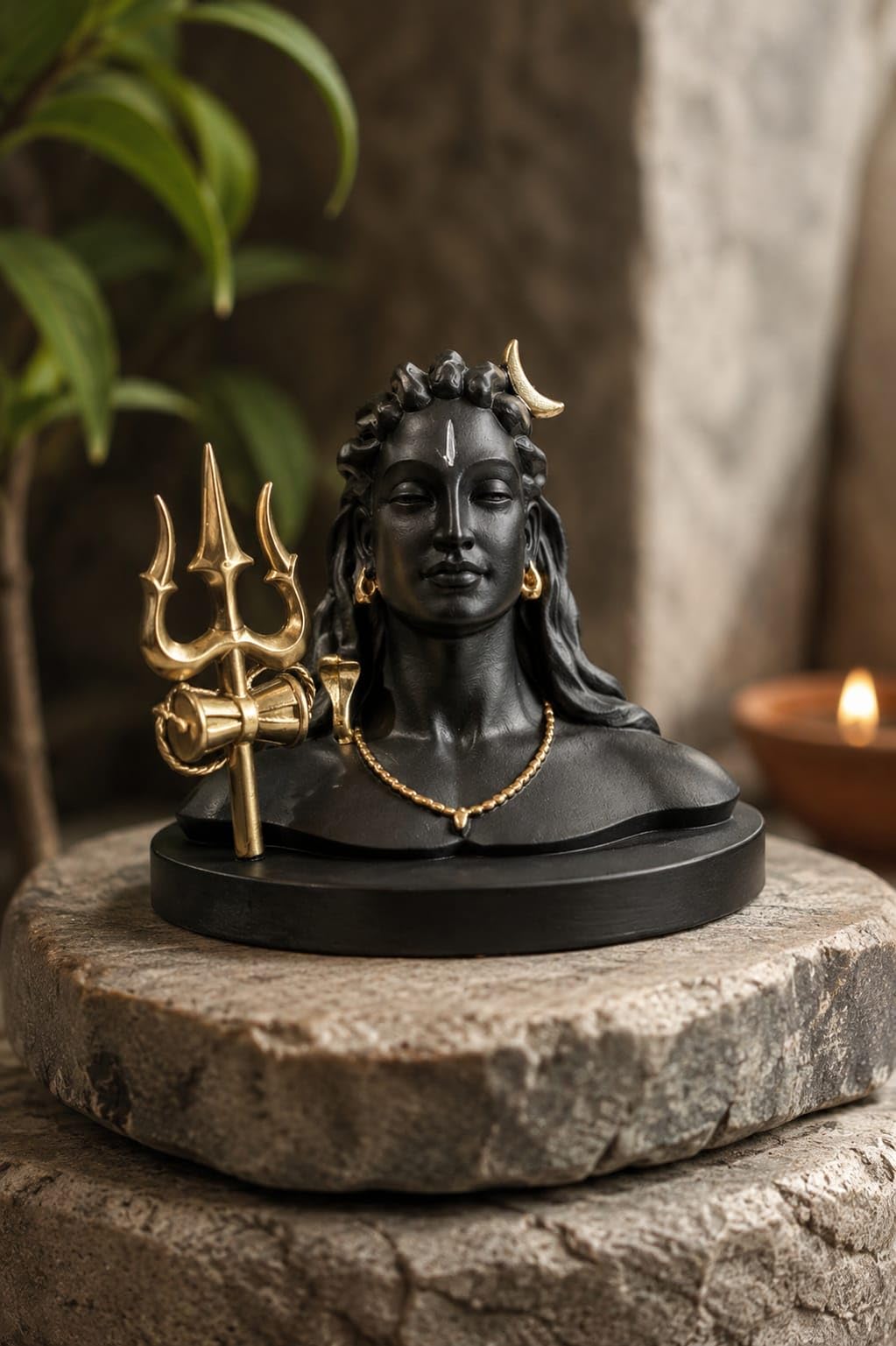 Lord Adiyogi Shiva Statue for Car Dashboard, Home Décor, Pooja & Office — image 1