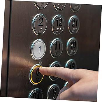 Amazon.co.jp: エレベーターのボタン 点字付きエレベーター