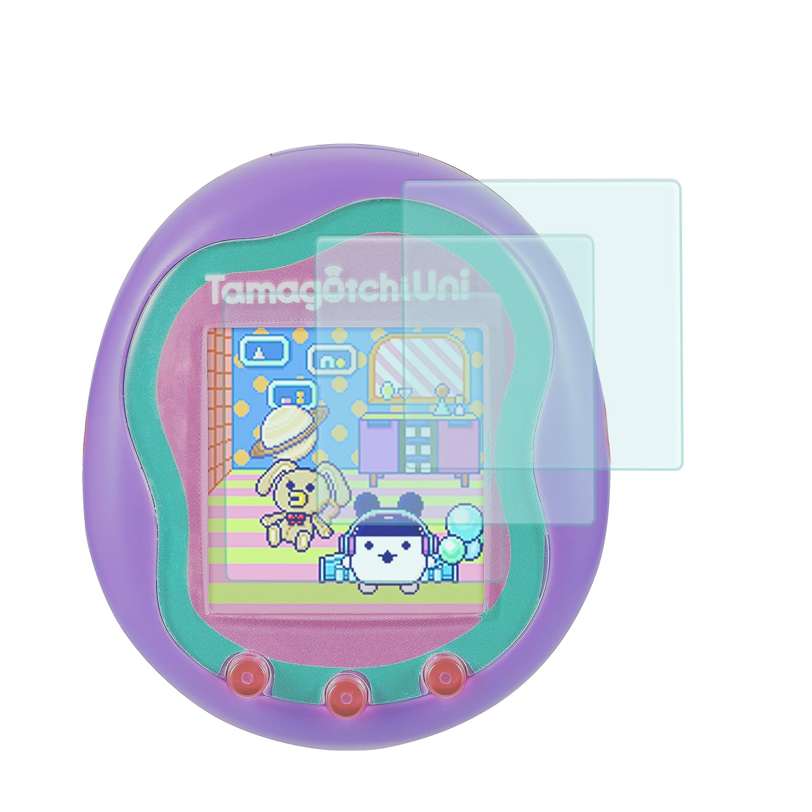 Screen Protector for Tamagotchi Uni, Screen Soft Film Protector for Tamagotchi Uni Band Pet Accessories 3 Pack(Only Screen Film)