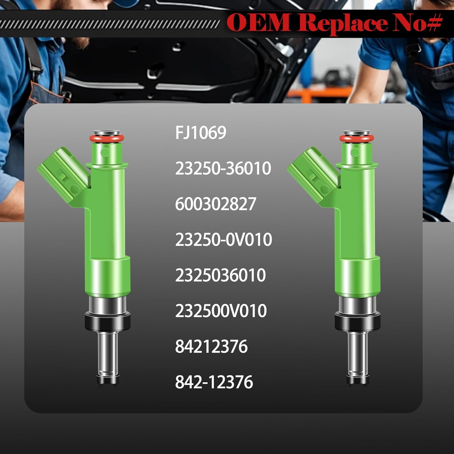 Fuel Injectors 23250-0V010 Set of 4 Compatible with LEXUS ES300H 2013-2018,for SCION TC 2011-2016,for TOYOTA AVALON 2013, for CAMRY 2010-2017, for HIGHLANDER 2009-2018, for RAV4 2009-2016