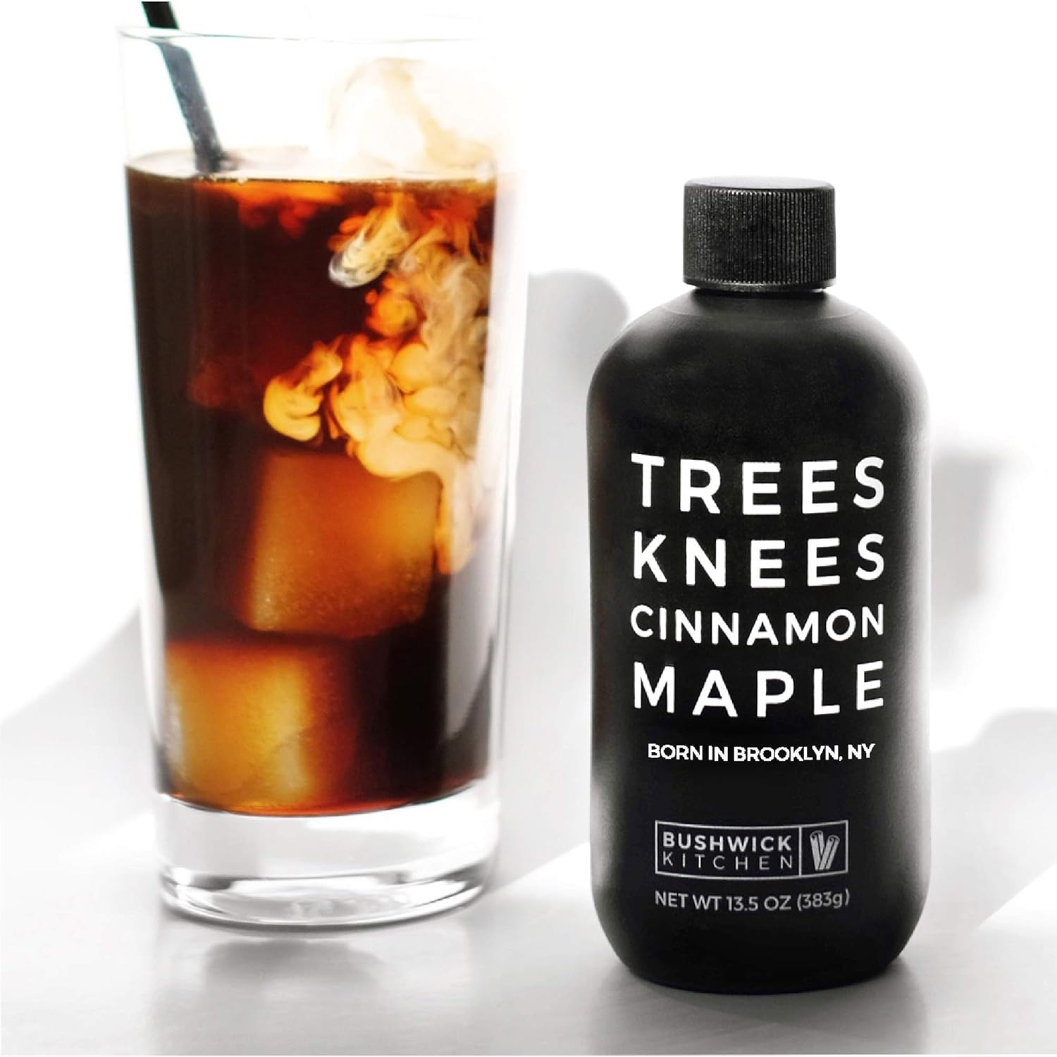 Trees Knees Cinnamon Maple + Spicy Maple Duo Gift Set Organic Maple Syrup Infused with Cassia Cinnamon, 11.5 Ounce + Spicy Maple wit Habanero Peppers 12.5 Ounce Bottle