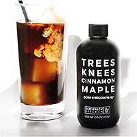 Vista 3 de Trees Knees - Juego de regalo dúo de arce canela + arce picante, jarabe de arce orgánico infundido con canela cassia, 11.5 onzas + pimienta habanero