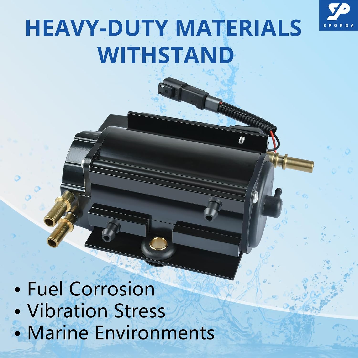 5004429 Fuel Pump Vapor Separator for 2002-2005 Evinrude Outboard V6 | 200HP 225HP 250HP Marine Engine | Replaces 0439712 0769280 5000801 | OEM Quality Fuel System Repair