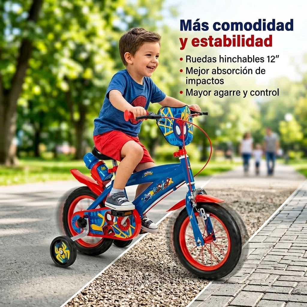 TOIMSA Fahrrad 30,5 cm Spiderman Huffy (3/5 Jahre)
