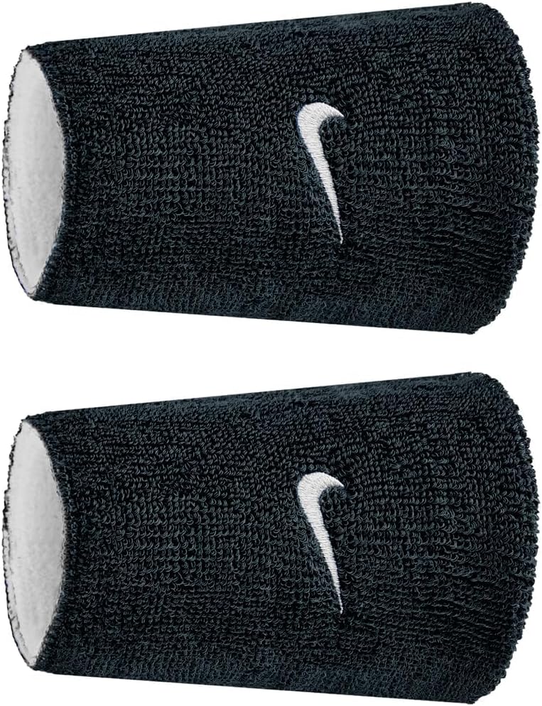 Pulseras unisex para adultos Swoosh Classic reversibles de doble ancho