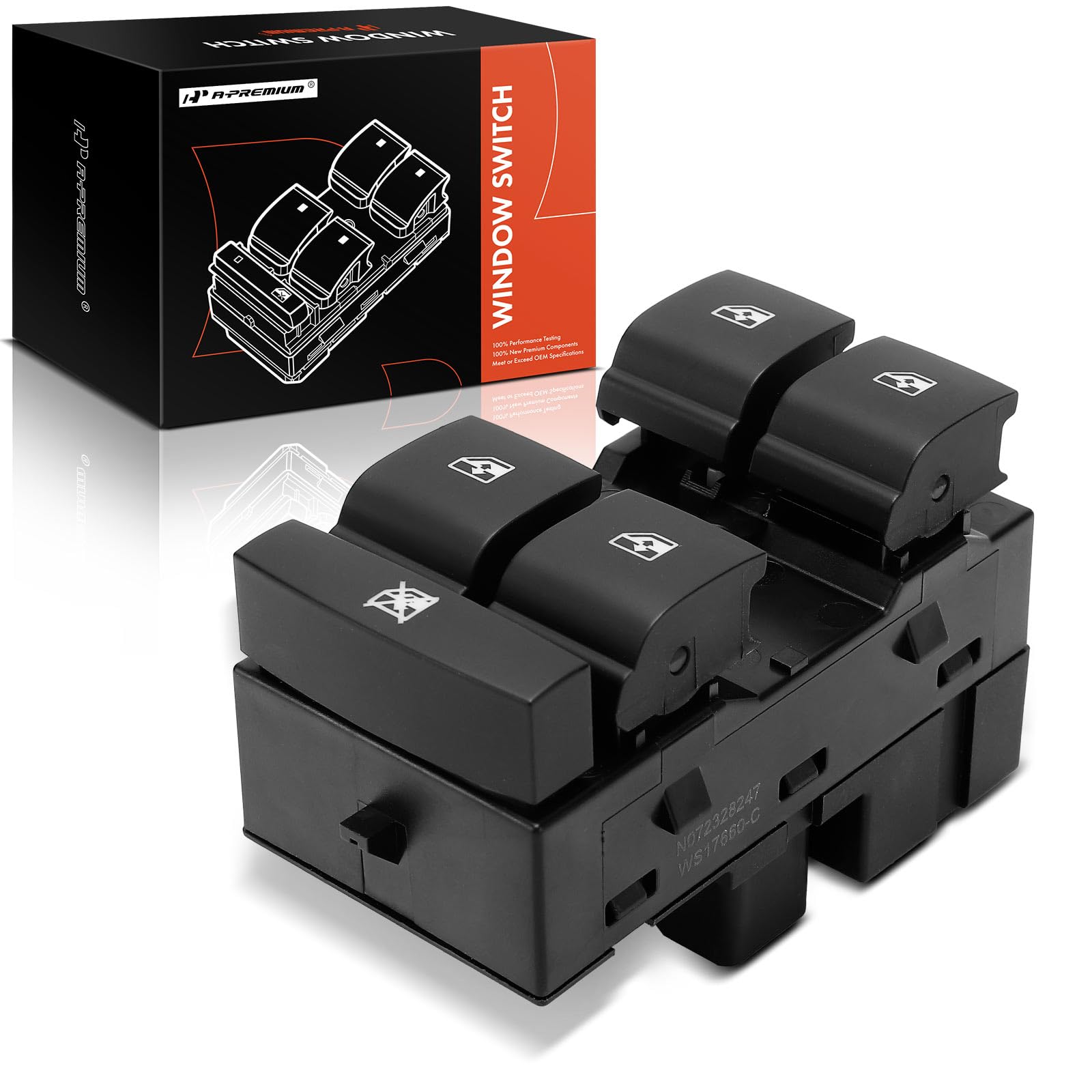 Bouton Lève Vitre Interrupteur Fenêtre Principale D'alimentation Avant Gauche LH Pour GMC Pour Chevrolet Pour Sonic Pour Trax 95460072 2012 2013 2014 2015 2016 95188244 Interrupteur Leve-Vitre