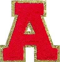 Vista 89 de Parches de letras de felpilla termo-adhesivas de 2.2", parches de letras de felpilla para ropa (negro, 26)