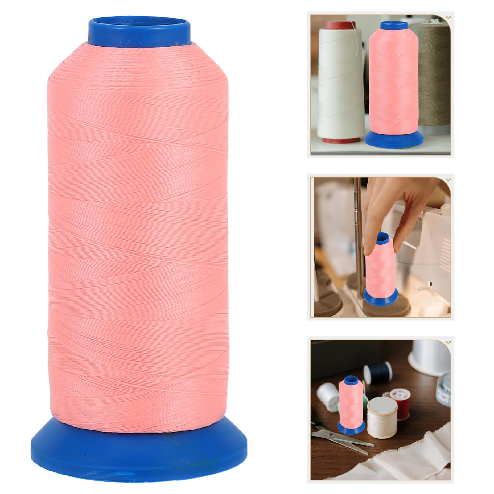ARTIBETTER 2 Piezas 3000 Luz De Noche Hilado De Brillo Hilo Para Maquina De Coser Hilo De Coser Hilo De Bordar Luminoso Máquina De Coser Bordado Hilos Luminosos Hilo Brillante De 3000 Yardas