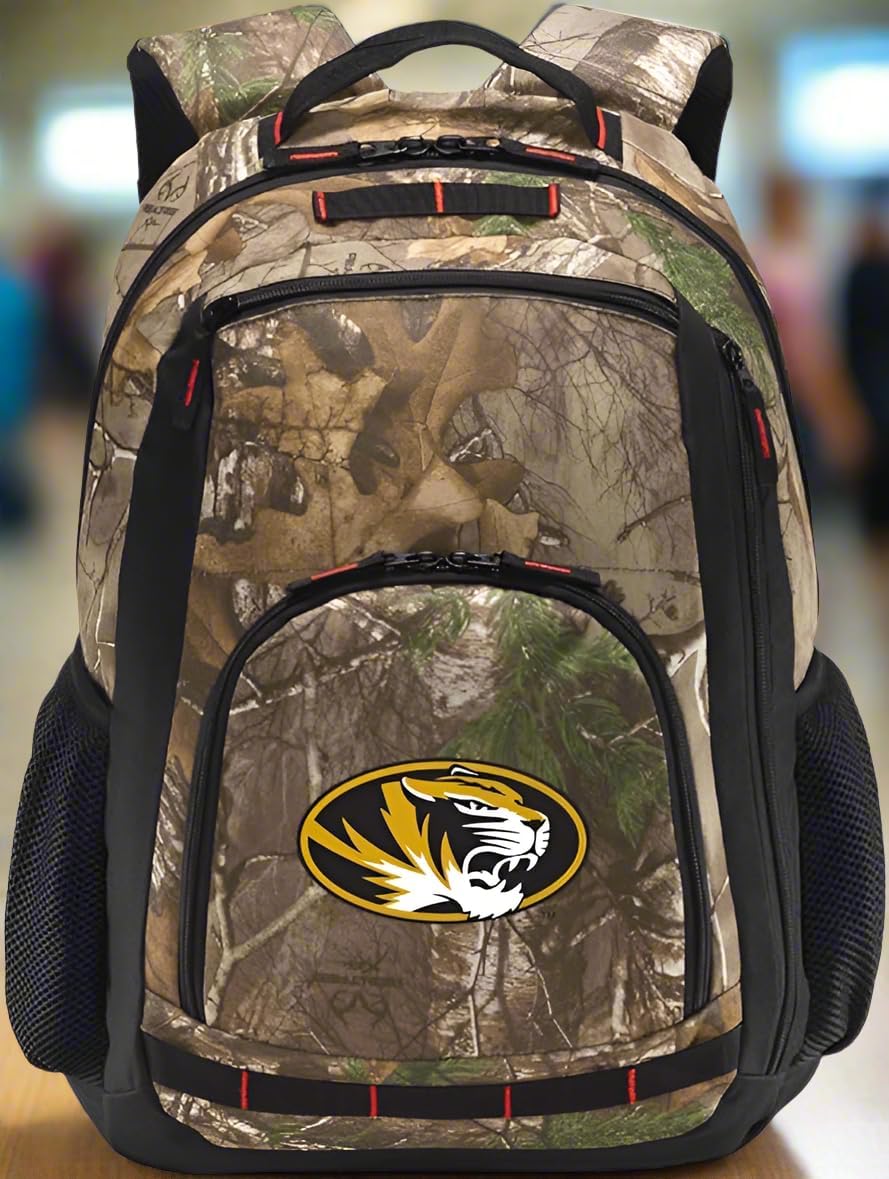 Broad Bay University of Missouri Camo Backpack Mizzou Backpacks - Laptop Section!