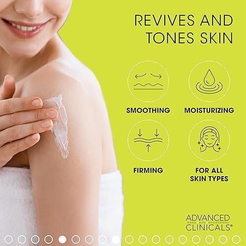 Miniatura 4 de Advanced Clinicals - Crema hidratante y adelgazante con grano de café verde, loción anticelulítica para piernas, brazos y cuerpo, crema reafirmante,