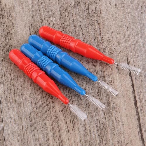 Miniatura 3 de NUOLUX - Juego de cepillos interdentales de 0.098 in, 50 unidades