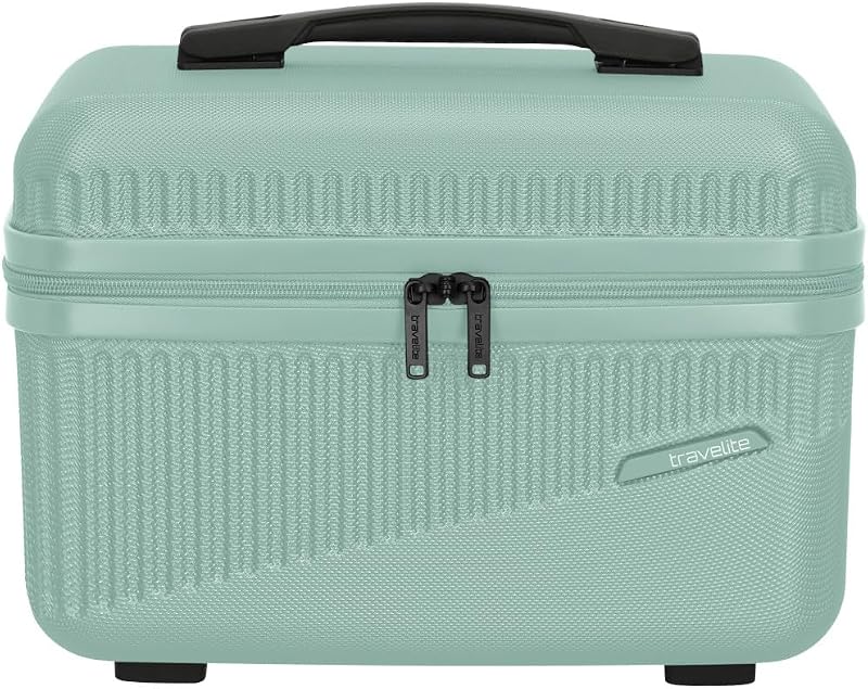 Necessaire de viagem rígida travelite Bali com organizador e alça removível, 36 cm, 17 litros, Mint