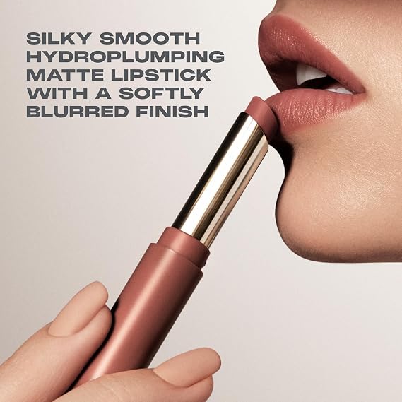 Morphe Lip Filter Hydroplump Soft Matte Lipstick - Plumping Matte Lip Color with Jojoba Oil and Mango Butter - Long Lasting Moisturizing Lipstick for Women - Ballet (0.08 oz)