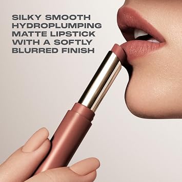 Morphe Lip Filter Hydroplump Soft Matte Lipstick - Plumping Matte Lip Color with Jojoba Oil and Mango Butter - Long Lasting Moisturizing Lipstick for Women - Ballet (0.08 oz)