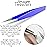 SIVOTE Eyelash Extension Tweezers for Classic & Volume Lashes, 2-Pack, Purple