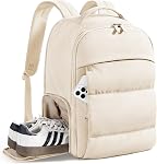 BAGSMART 30L Sac à dos de voyage 15.6 Inch Carry on Backpack pour avions, Sac à dos de gym léger avec compartiment de chaussures