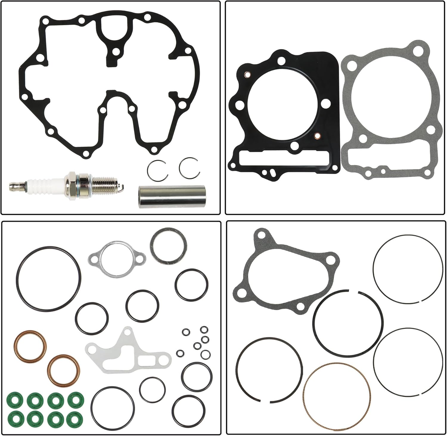 85mm 397cc Cylinder Piston Gasket Top End Repair Kit Replacement for Honda Sportrax 400 TRX400EX TRX400X 1999-2014 Replacement for 12100-KCY-670