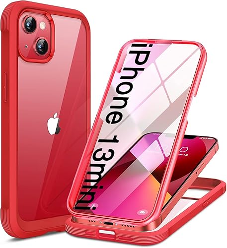 Miniatura 85 de Miracase Funda para iPhone SE de 3ª/2ª generación 2022 2020 de cuerpo completo con protector de pantalla de vidrio integrado, resistente protección