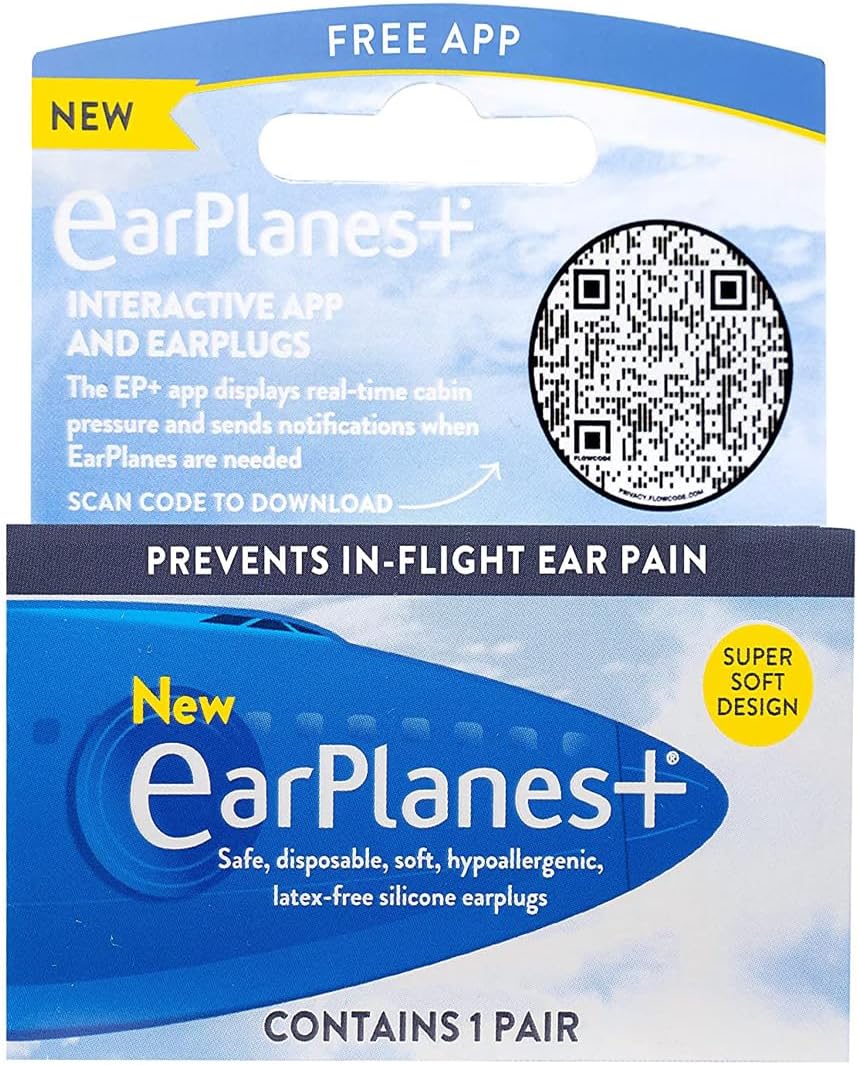 - Adult Ear Plugs, 1 Pair Per Pack (6 Pack)